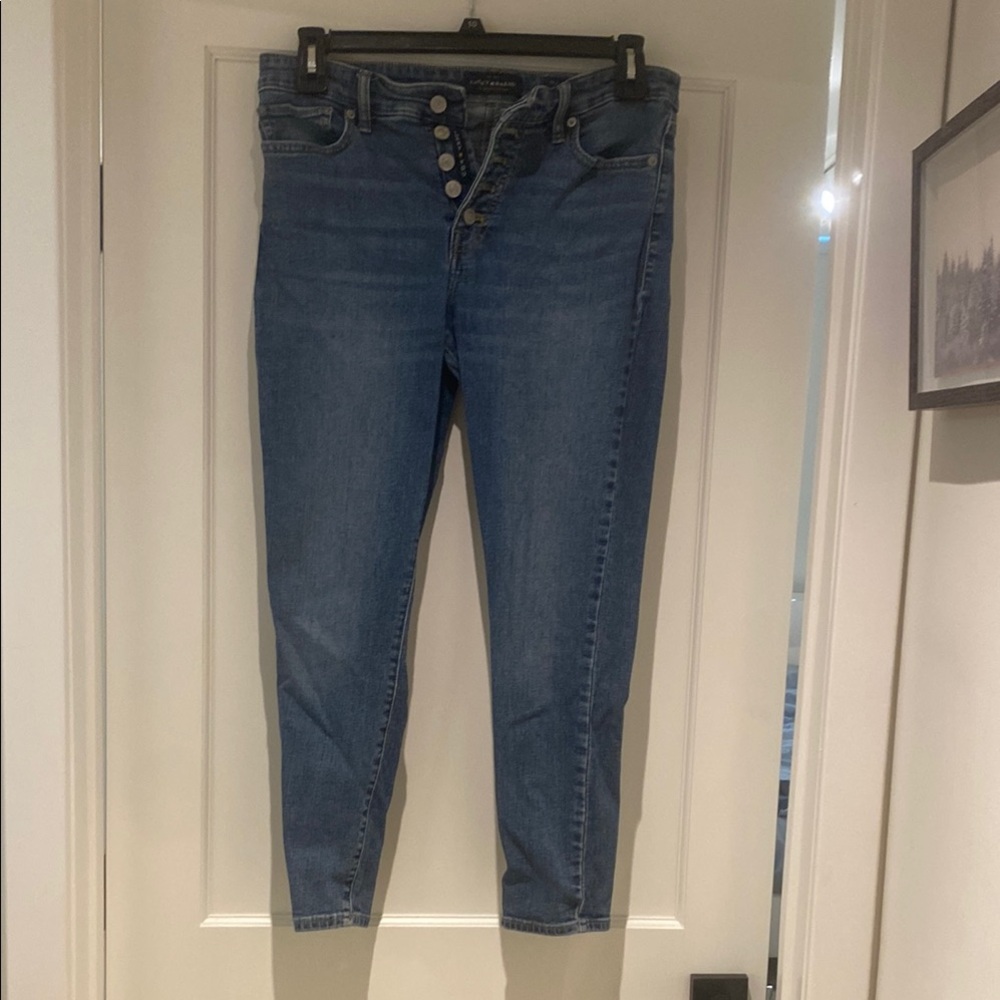 Lucky Brand Blue Ankle Cropped Jeans